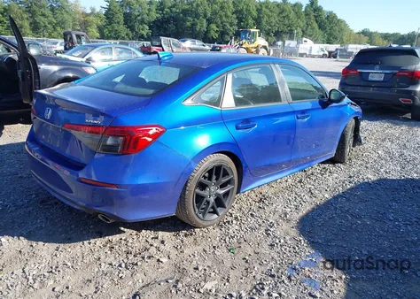 2022 Honda Civic Sport из США, поврежденный, VIN 2HGFE2F55NH575435